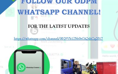 Welcome to the ODPM’s WhatsApp channel!