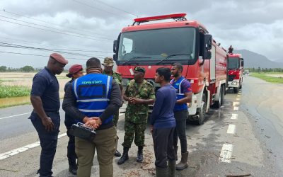 Relief Operations – Trantrill Road, St. Augustine.