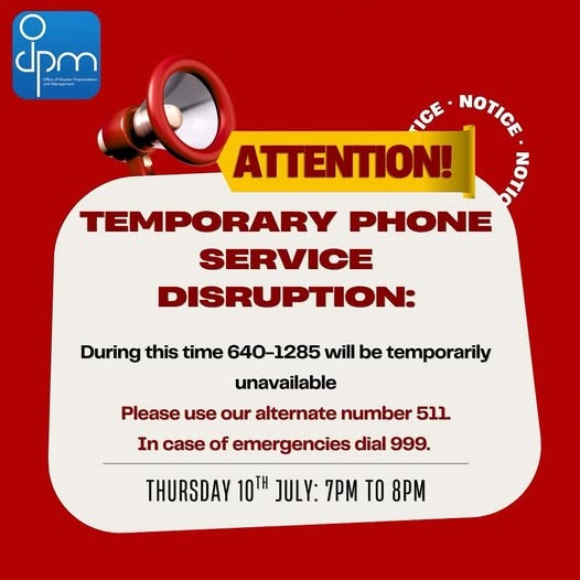 Temporary Phone Service Disruption – Thursday 10th July 2025