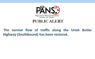 PANS Alert – Traffic Congestion (Update)