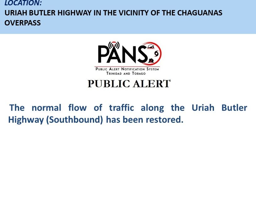 PANS Alert – Traffic Congestion (Update)
